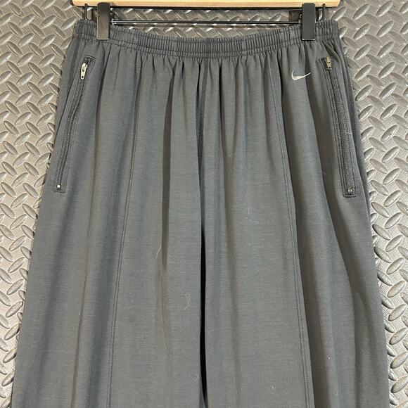 Nike Dri-Fit Zipper Pockets Dark Gray Activewear Jogger Sweatpants Men’s Small - Picture 2 of 5